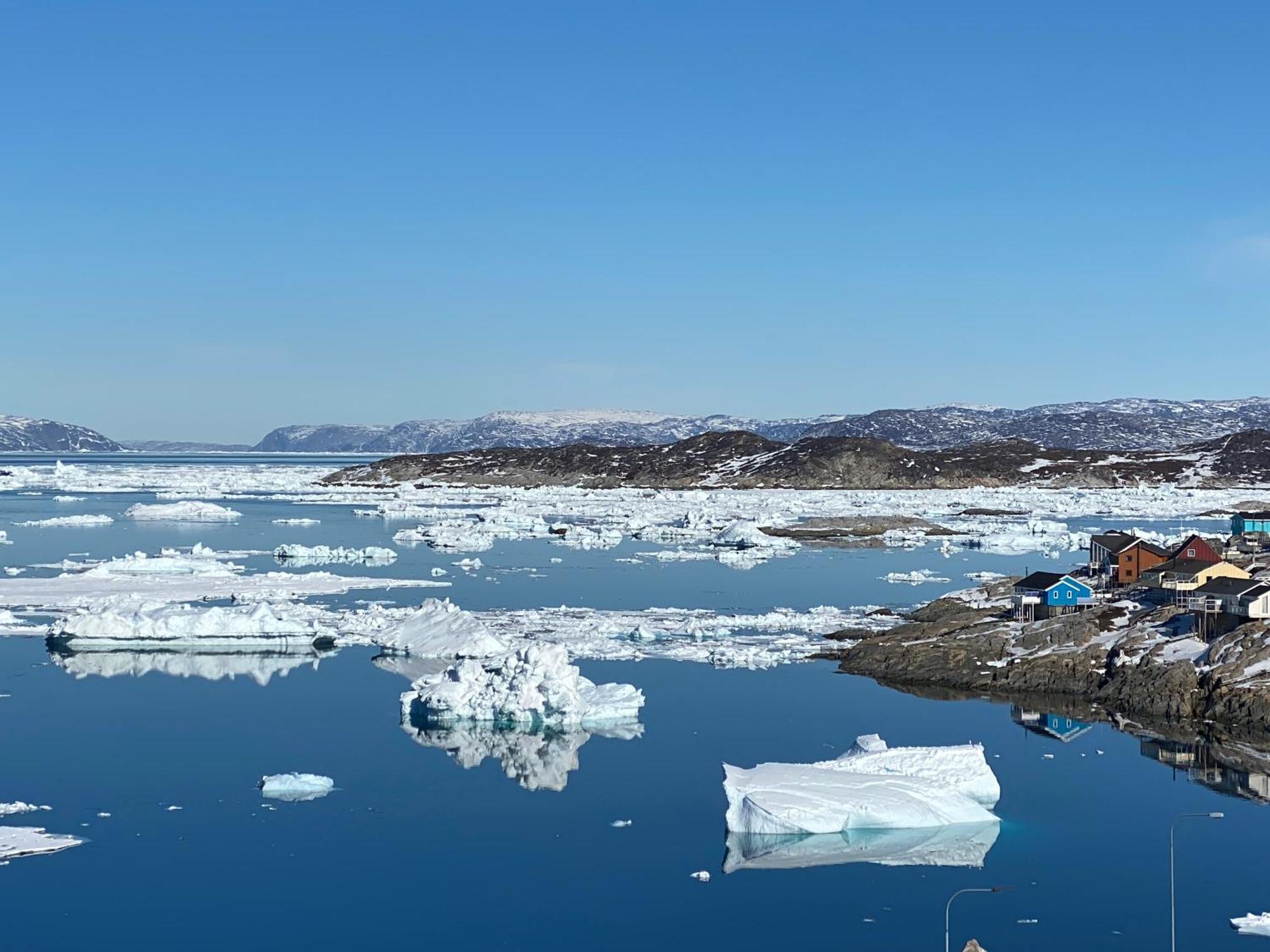 Det Gronne Hus Med Isbjergsudsigt Villa Ilulissat Kültér fotó