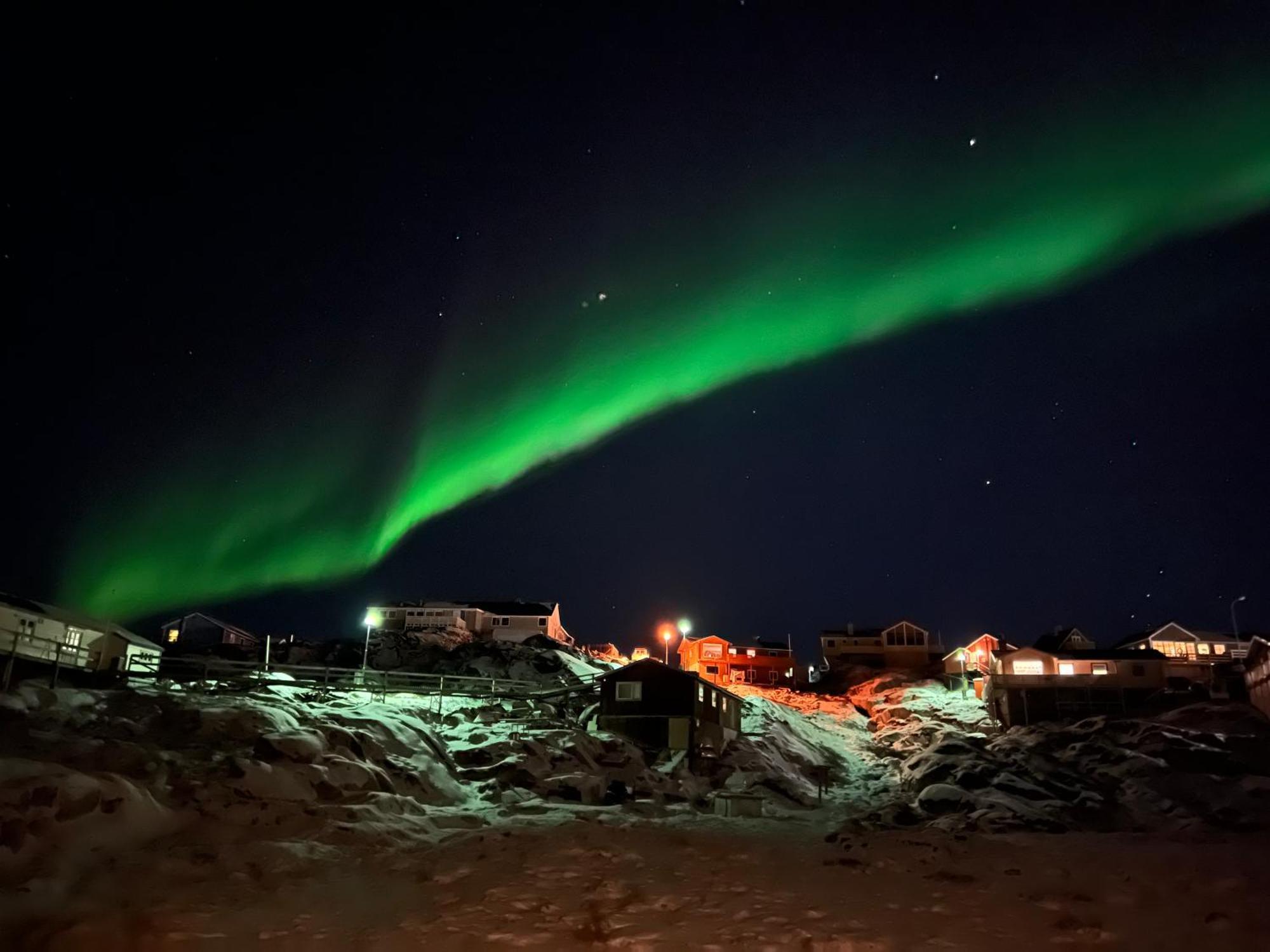 Det Gronne Hus Med Isbjergsudsigt Villa Ilulissat Kültér fotó