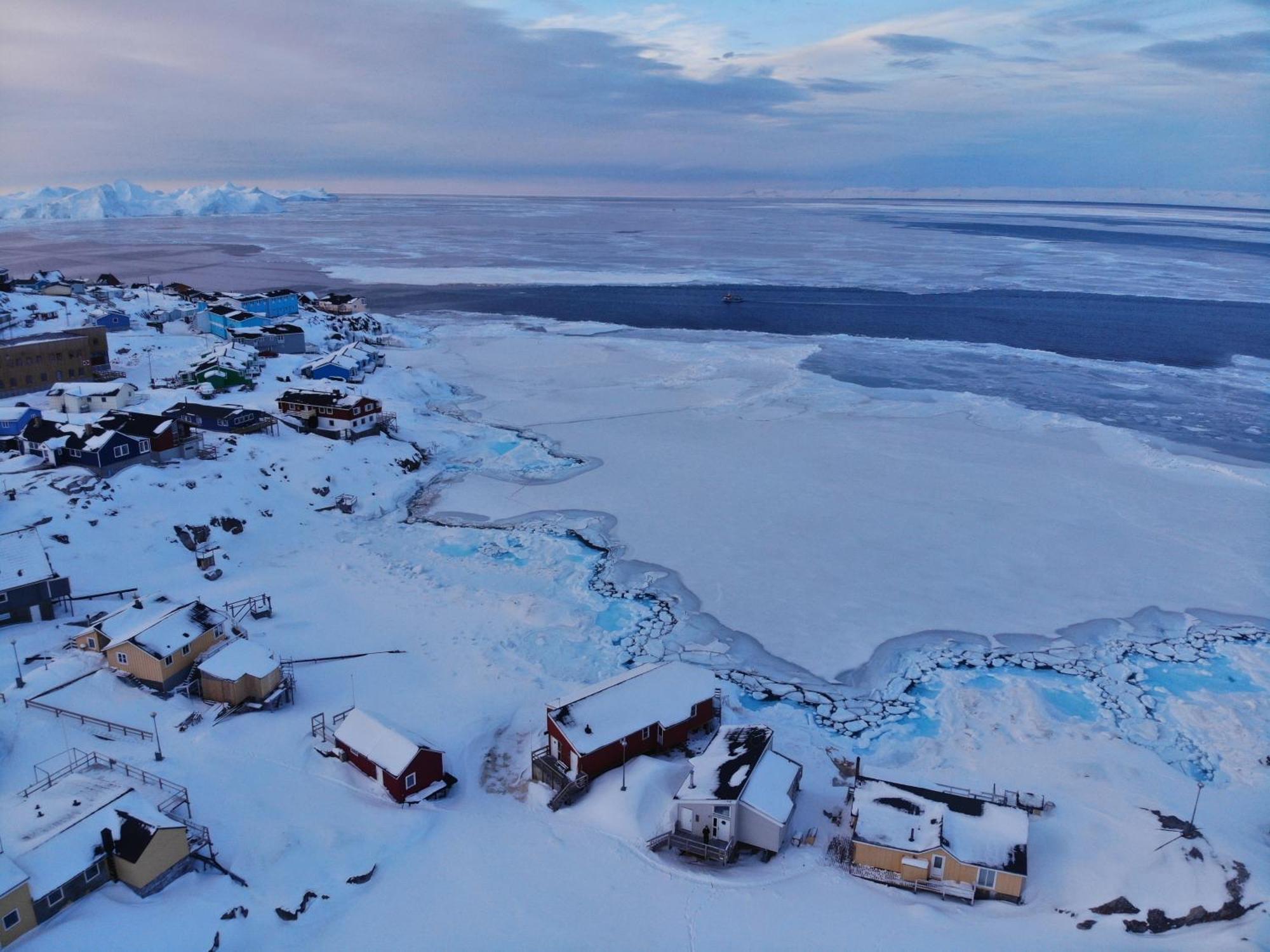 Det Gronne Hus Med Isbjergsudsigt Villa Ilulissat Kültér fotó